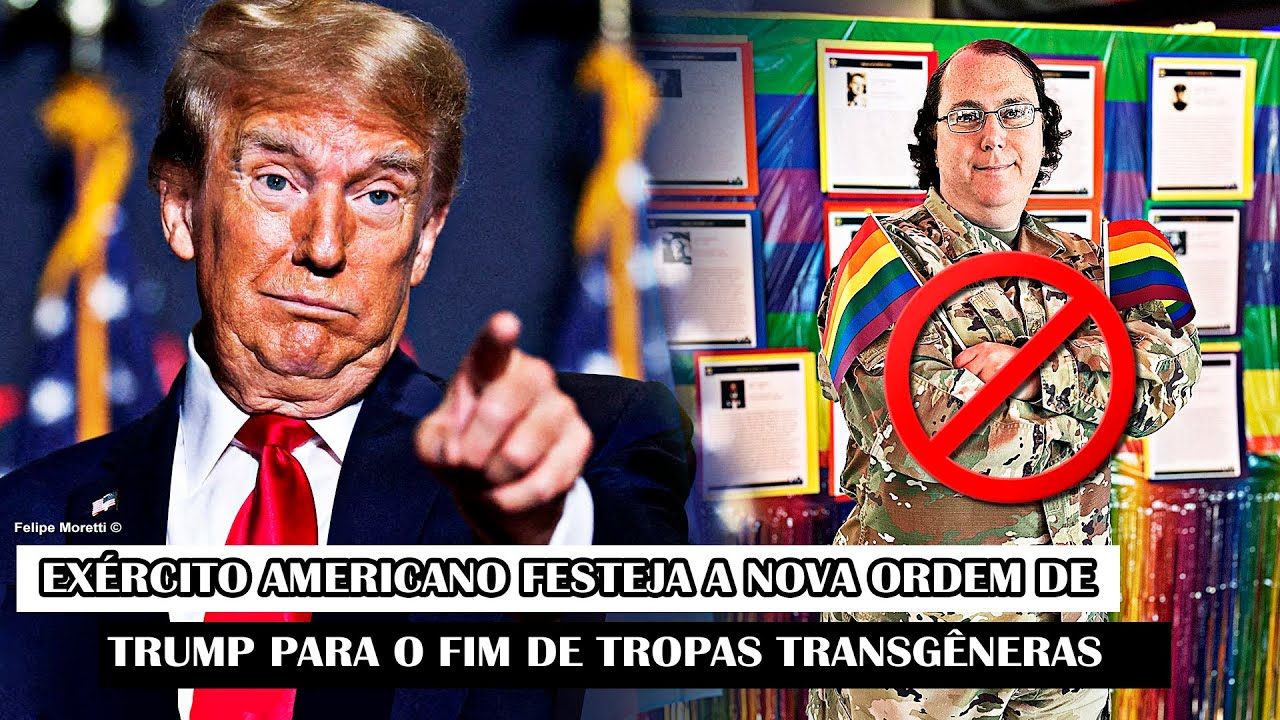 Exército Americano festeja a nova ordem de Trump para o fim de tropas transgêneras