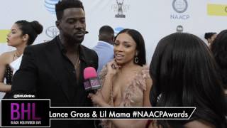Lance Gross & Lil Mama ‘Hit A Lick’ @ NAACP Awards | BHL