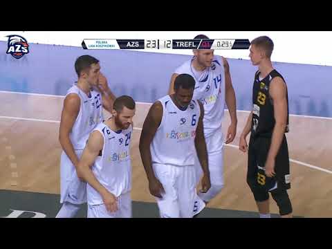 Skrót meczu, AZS Koszalin - Trefl Sopot 82:72, 22.10.2017