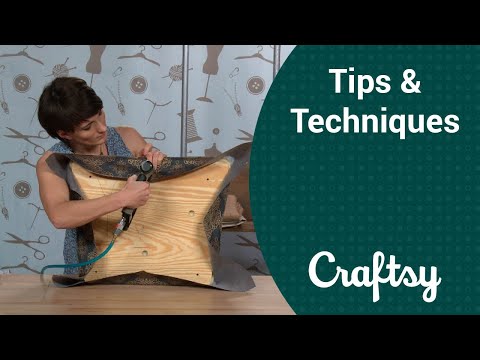 Smooth Stapling Method for Upholstery