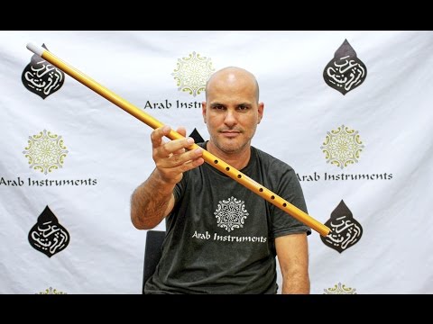 Sufi Segah Taksim, Golden Kiz (B) Arabic Plastic Ney - Free Worldwide Shipping