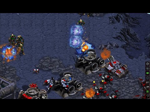 Epic terran vs protoss battle with a surprising ending