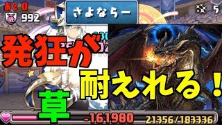 【パズドラ】発狂が耐えれる強さ！ミラボレアスを使って裏闘技場に行ってみた！【モンハンコラボ】