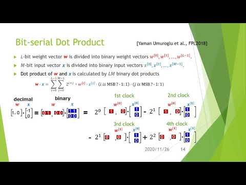 Track2:66 Low-bit Quantized CNN Acceleration based on Bit-serial Dot Product Unit with Zero-bit Skip