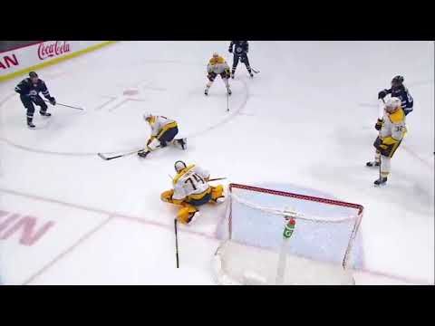 Juuse Saros shutout @ Winnipeg