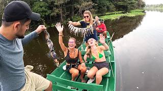 Trapped 72 HOURS With 3 Girls in Amazon 🇧🇷