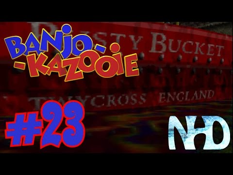 Let's Play  Banjo-Kazooie (pt23) Rusty Bucket Bay (Swimming in polluted Water)
