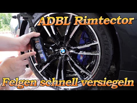 ADBL Rimtector rim detailer in the test - thoroughly clean rims and quickly seal them