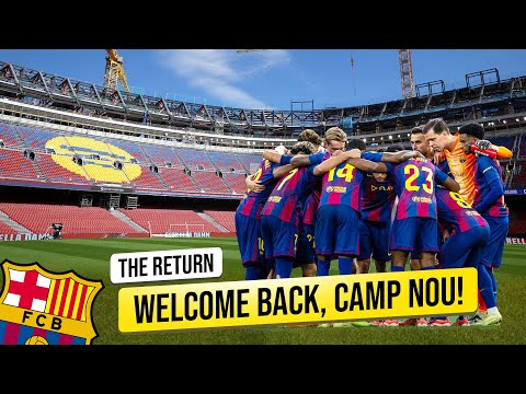 They’re Finally Back! Barcelona Returns to the New Spotify Camp Nou 🏟️ | First Open in 2 Years