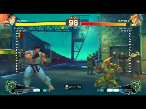 SSF4 Rank Match  kisaran (RY)  vs  GamerBee (AD)