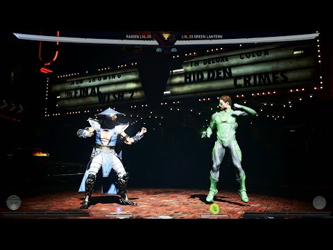 Raiden vs Green Lantern (Hardest AI) - Injustice 2 (PS5 4K 60FPS)