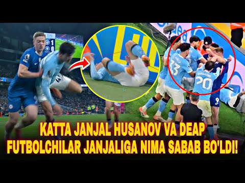 KATTA JANJAL HUSANOV VA DEAP FUTBOLCHILAR JANJALIGA NIMA SABAB BO'LDI!