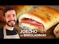 JOELHO Ou ENROLADINHO De Presunto E Queijo Receita Fácil Que Não Precisa De Batedeira