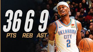Shai Gilgeous-Alexander - Oklahoma City Thunder - Los Angeles Lakers
