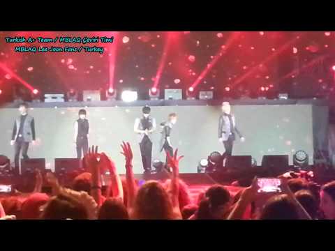130907 MBLAQ @ Music Bank in Istanbul- Mona Lisa Ahjushi Reaction