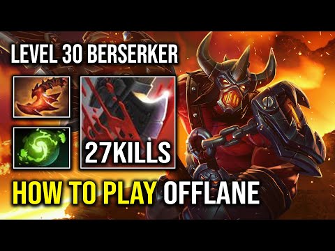 How to Play Offlane Axe Like a Pro in 7.32e with Infinite Spinning Berserker Tank Dota 2