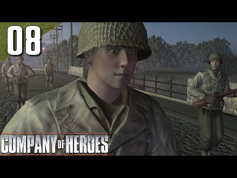 Company of Heroes: 100% (Expert) Walkthrough Part 8 - St. Fromond (No Commentary)
