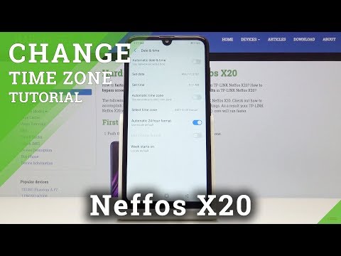 How to Change Date & Time in TP-LINK Neffos X20 - Time Settings