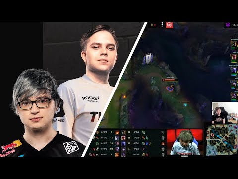 Doublelift and Sneaky "Abbedagge just smurfed!" | LCS Finals Co Stream