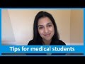 Tips for first year medical students | British Medical Association