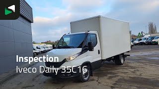Truk box < 3.5t IVECO Daily 35C16 Laadklep Dubbellucht Bakwagen 160PK Airco Euro6 Meub | Gambar 4 - Autoline