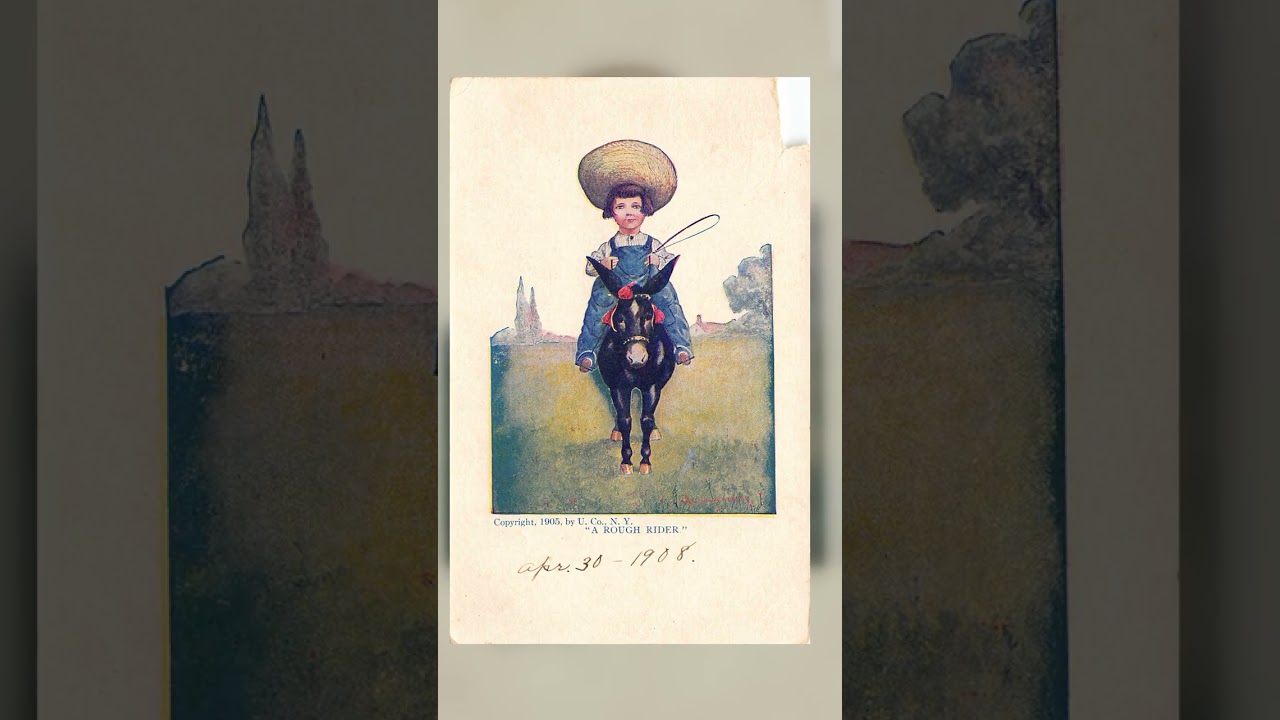 U. Co. NY, Divided Back, A Rough Rider, 1908 Video