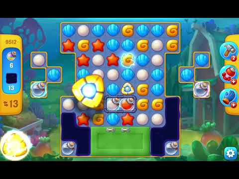 Fishdom Easy Level 9512 (No Boosters) @choraelmin