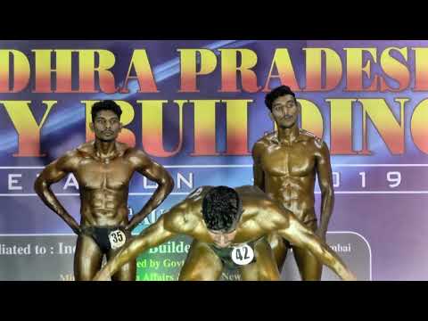 (IBBF) 55 to 60kg category Mr.andhra bodybuilding competition 2019