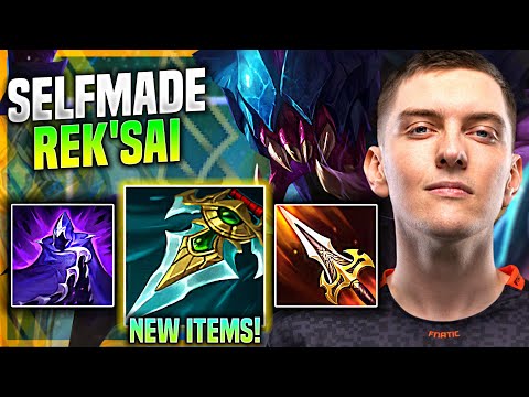 SELFMADE PICKS REK'SAI WITH NEW ITEM PROWLER'S! - FNC Selfmade Plays Rek'sai JUNGLE vs Kha'zix! |