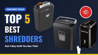 Protect Your Identity! Top 5 Best Paper Shredders for Home O