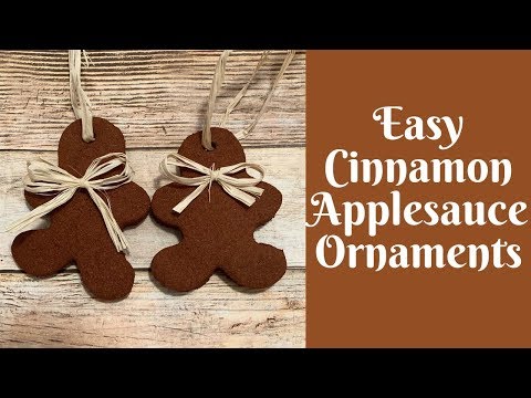 Christmas Crafts: Cinnamon Applesauce Ornaments