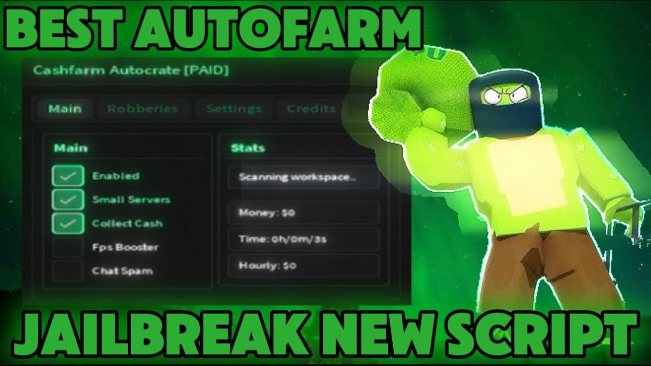 BEST Jailbreak Script *NO KEY* - New Update, Auto Farm, Auto Rob, Arrest All, Infinity Money! (2025)