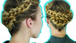 Смотреть онлайн Как заплести косу с помощью узелков