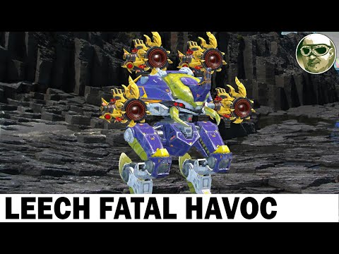 SCARAB LEECH 4 FATAL HAVOS 12 LVL MK2! WAR ROBOTS REMASTERED MAX GAMEPLAY WR