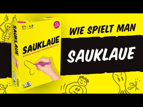 Wie spielt man Sauklaue? Kritzele dich ins Unglück