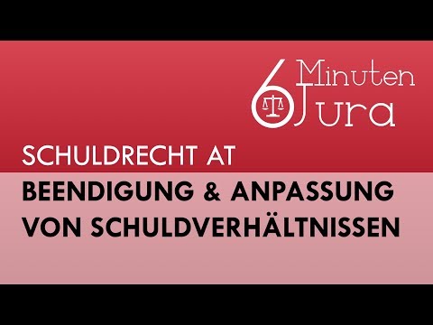 Beendigung und Anpassung von Schuldverhältnissen #12