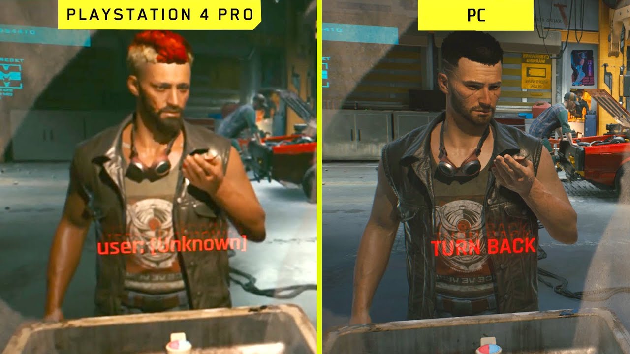 PS4 Pro vs. PC: comparación gráfica de Cyberpunk 2077, DEPOR-PLAY