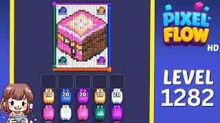 Pixel Flow Level 1282 Solution Walkthrough