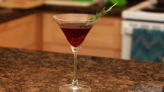 Pomegranate Rosemary Martini Recipe, Healthy Cocktails, Fit How To