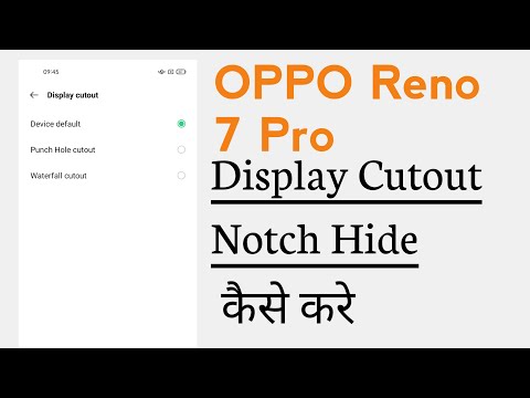 OPPO Reno 7 Pro How To Hide Notch