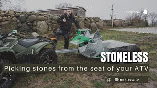 Ramasseuse de pierres Stoneless ATV Steinsammler à vendre - Image 4 | Agronetto MA Ramasseuse de pierres Stoneless ATV Steinsammler | Image 4 - Agronetto