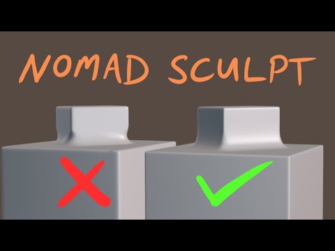 How to smooth joins between hard surface objects in Nomad Sculpt