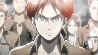 Attack on Titan Intro- Guren No Yumiya (Crimson Bow and Arrow) Backwards