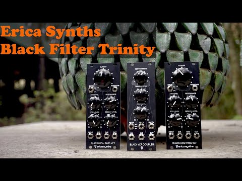 Erica Synths Black LP VCF / HP VCF / VCF Coupler Set