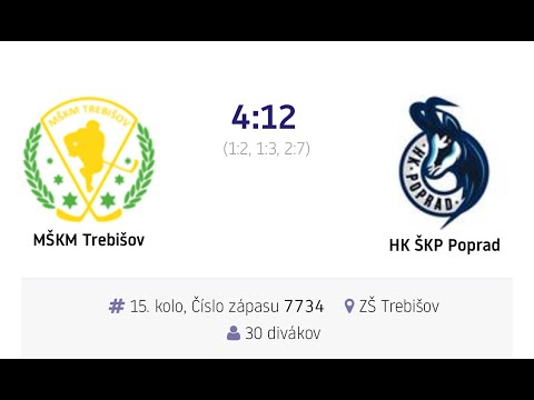 Región východ nadstavba  MŠKM Trebišov vs HK ŠKP Poprad