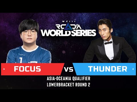 WC3 - RWS Asia-Oceania - LB R2: [ORC] FoCuS vs. ThundeR [HU]