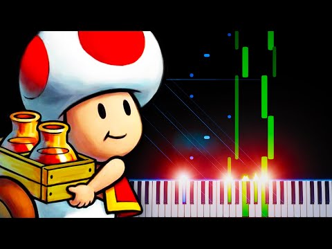 Short Break in Toad Town (from Bowser's Inside Story) - Piano Tutorial