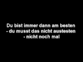 Die Ärzte - Lied vom scheitern / Lyrics 