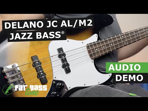 Delano JC4 (JC5) AL/M2 Jazz Bass® Pickup Set Demo