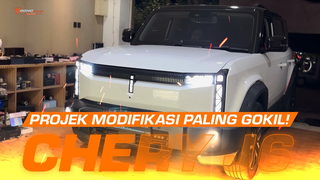 MODIFIKASI LAMPU CHERY J6! TAMPILAN MAKIN GARANG, CAHAYA SUPER TERANG! 🔥